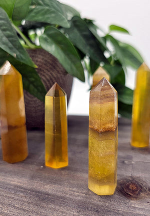 Yellow Fluorite Tower