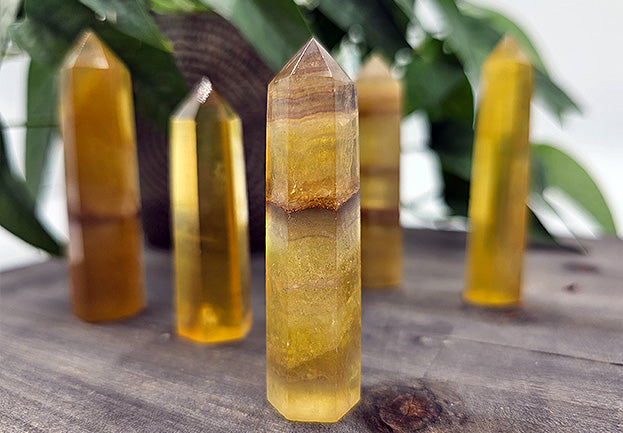 Yellow Fluorite Tower