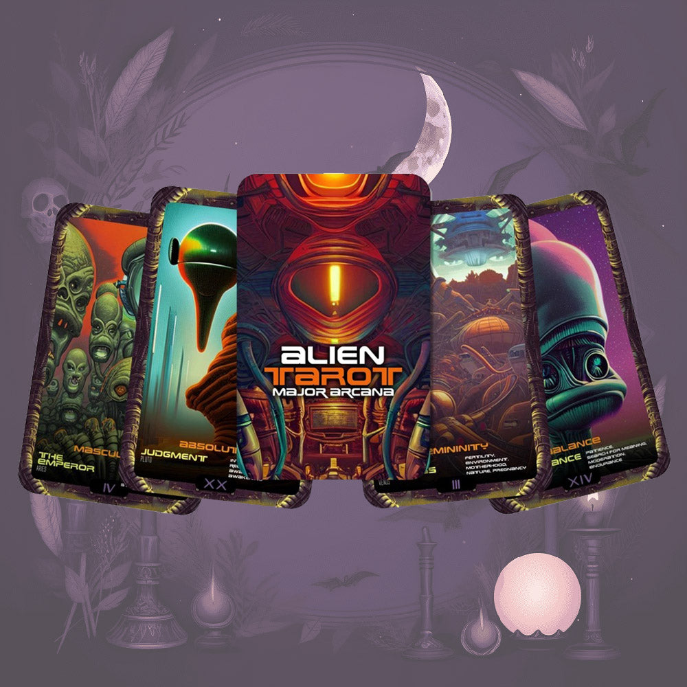 Alien Tarot - Major Arcana Tarot Card Set