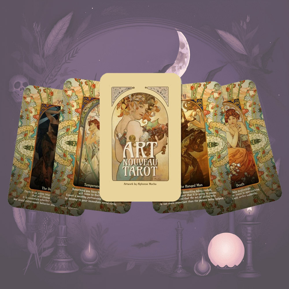 Art Nouveau Tarot Major Arcana Tarot Card Set